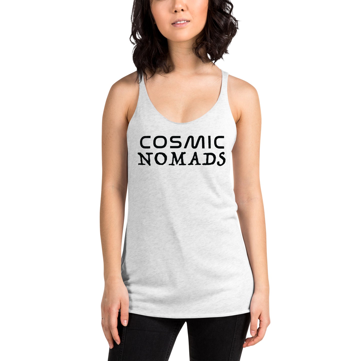 Cosmic Nomads Logo Racerback Tank