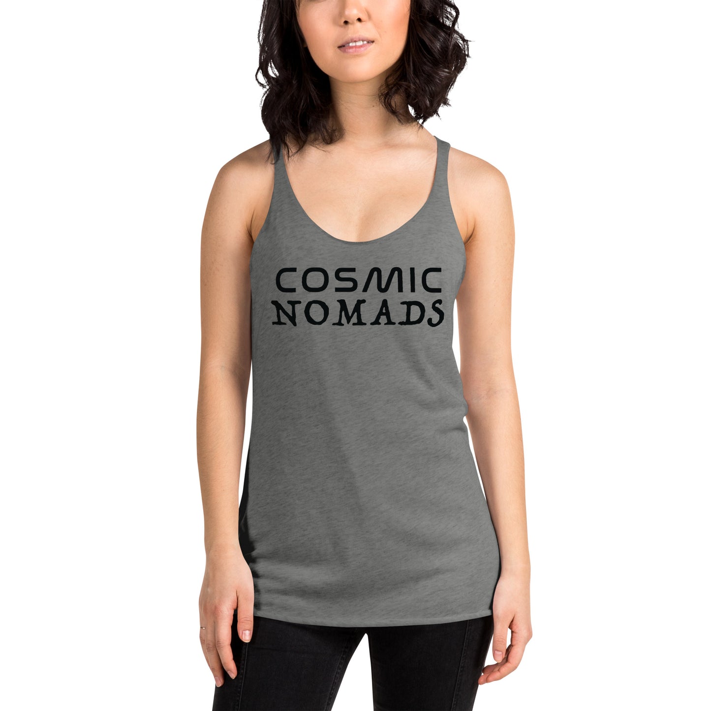 Cosmic Nomads Logo Racerback Tank